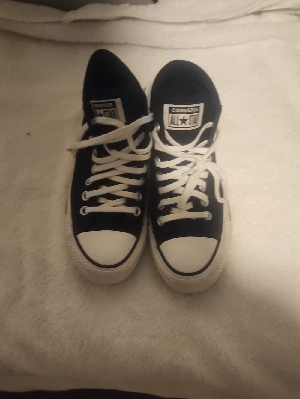Converse Black & White Low Top Sneakers